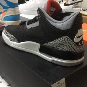 SOLD—————————————————————————Jordan 3 black cement